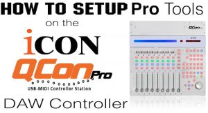 How To Setup Pro Tools on the Qcon Pro DAW Controller by Icon Pro Audio - YouTube